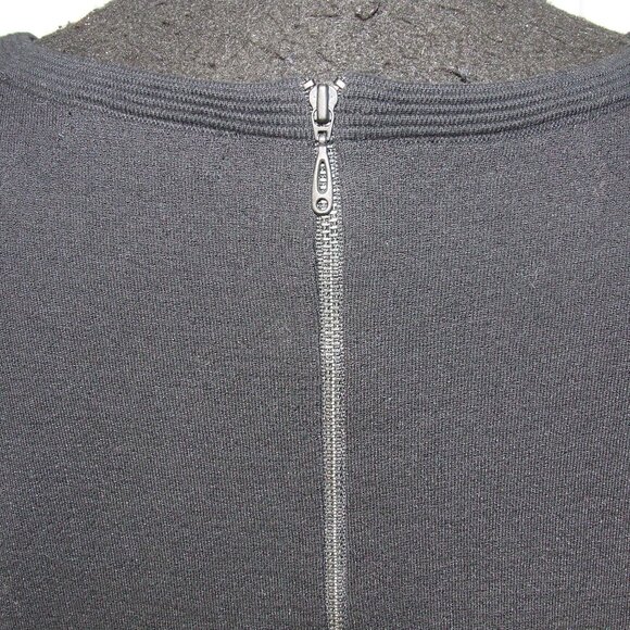 NIC+ZOE Studded Stretchy Black Sweater Cotton Blend Women's Size XL - Picture 7 of 7